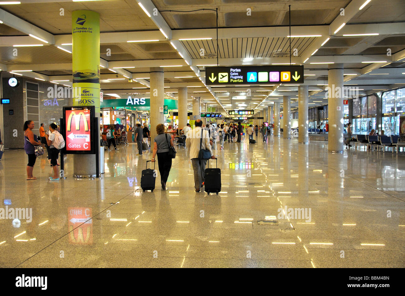 Aéroport international de Palma de Majorque, Palma de Majorque, Majorque, Iles Baléares, Espagne Banque D'Images