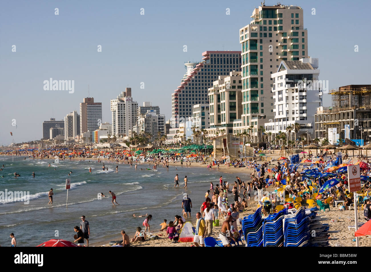 Tel aviv seashore Banque D'Images