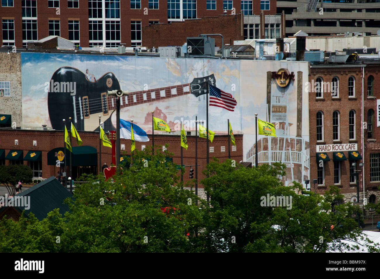 Hard Rock Cafe, Nashville, Tennessee Banque D'Images