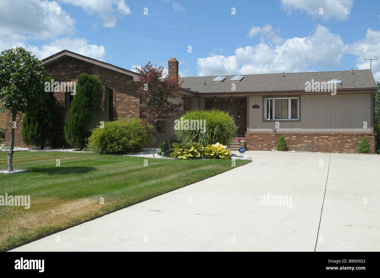 Houae à Bellville, Michigan, USA Banque D'Images