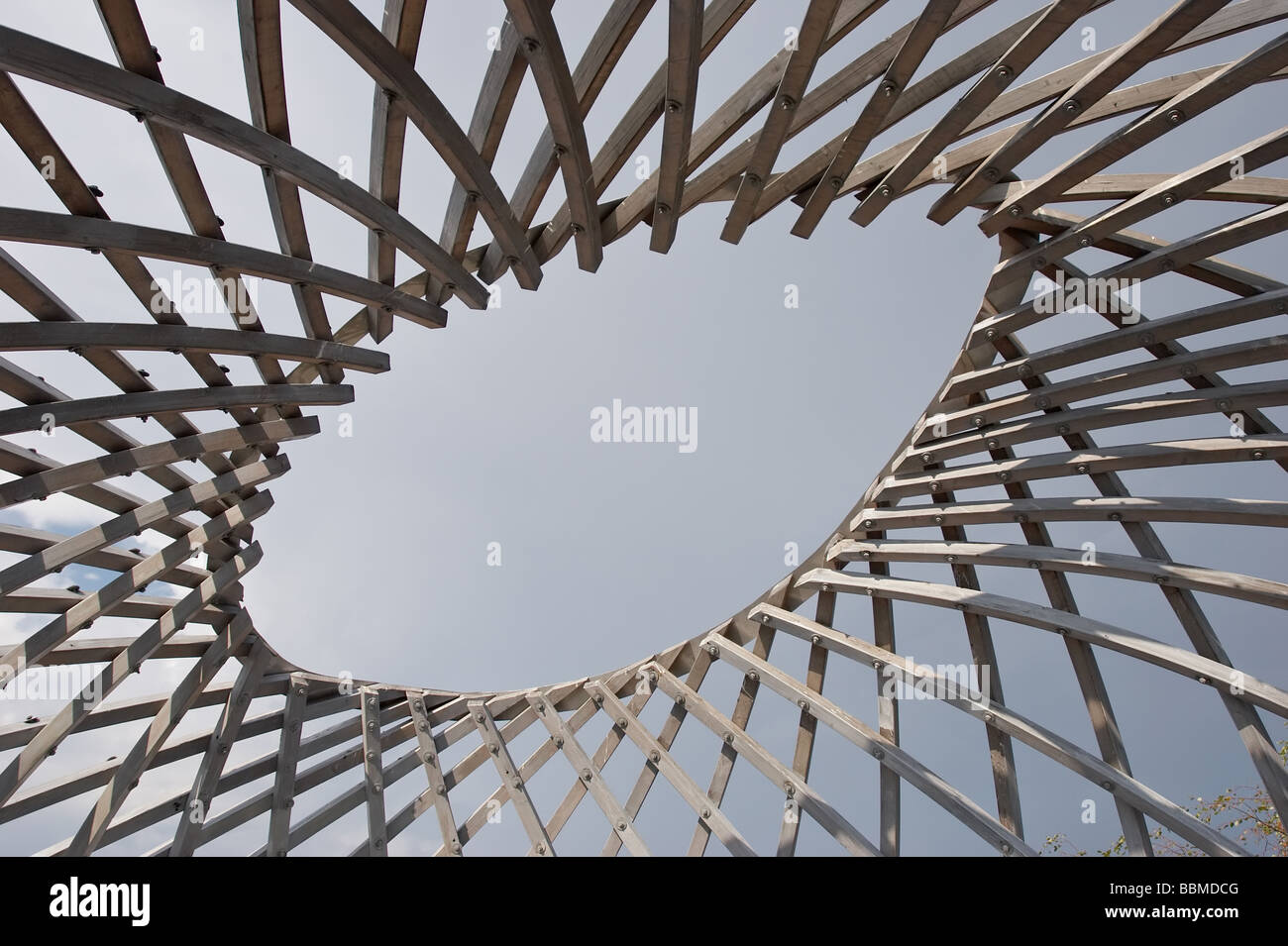 Coupole de woodenarbour Banque D'Images