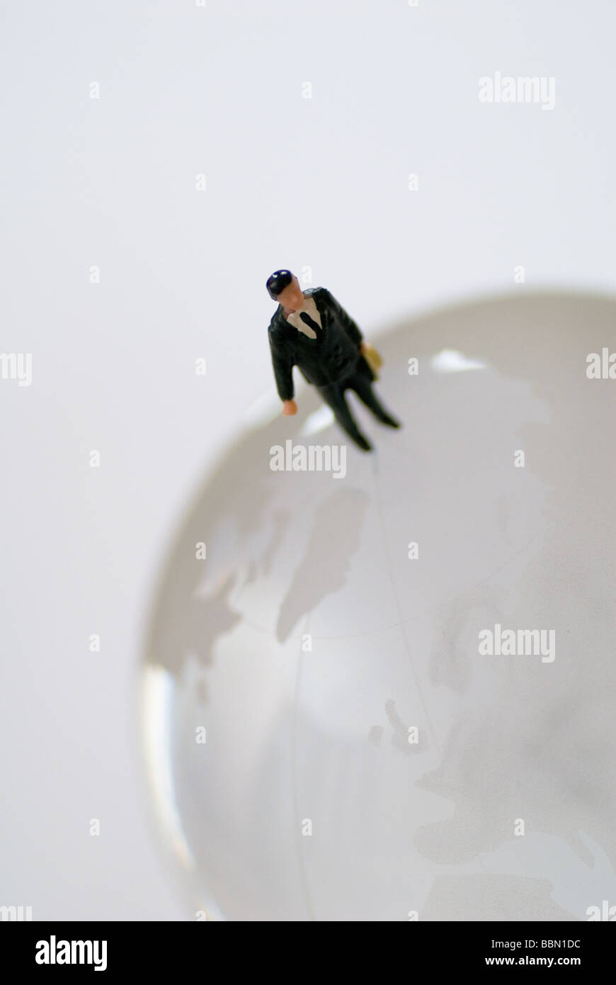 Un représentant de l'image conceptuelle ou mondial des affaires et de la finance mondiale Banque D'Images