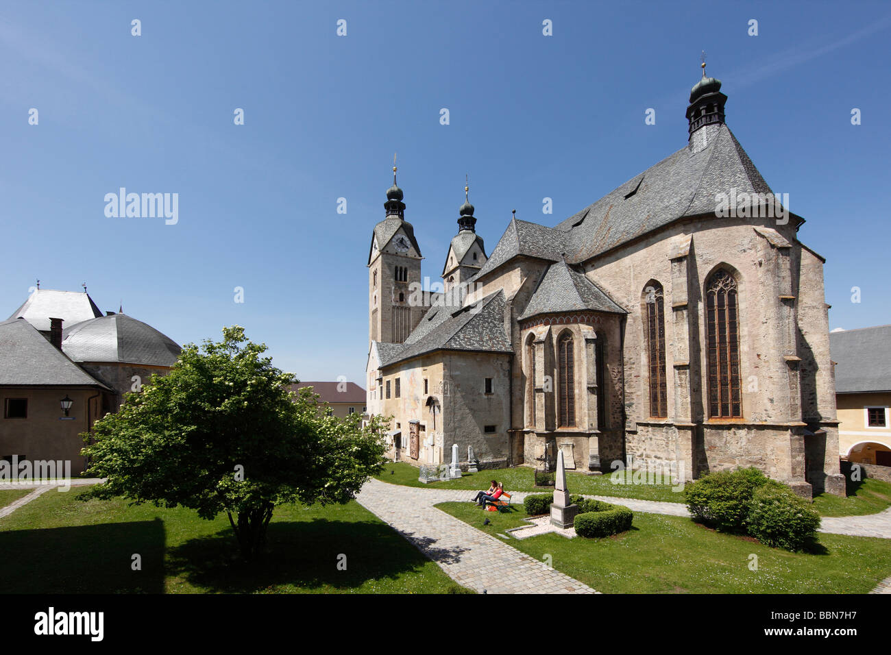 Église de pèlerinage de Maria Saal, Carinthie, Autriche, Europe Banque D'Images