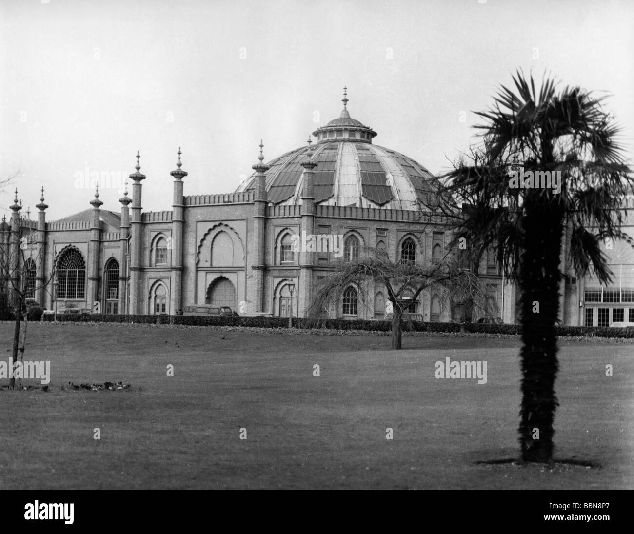 Géographie / voyages, Grande-Bretagne, Brighton, vues sur la ville / bâtiments, Le Pavillon Regent, le dôme, vue extérieure, années 60, Banque D'Images