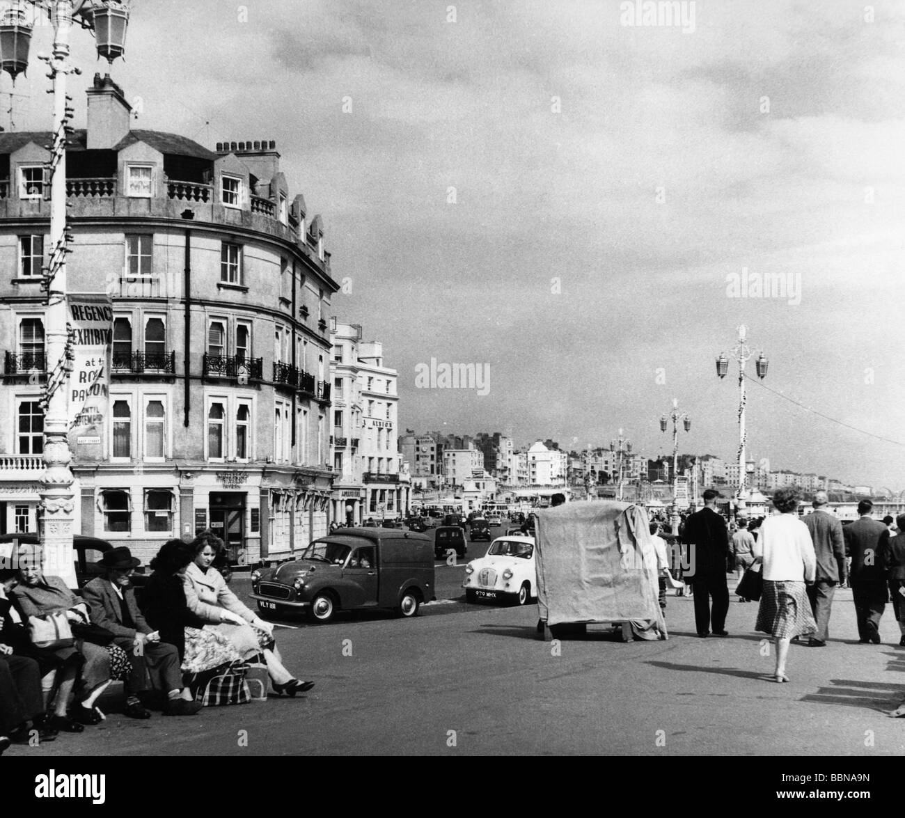Géographie / voyages, Grande-Bretagne, Brighton, scènes de rue, front de mer, années 1950, Banque D'Images