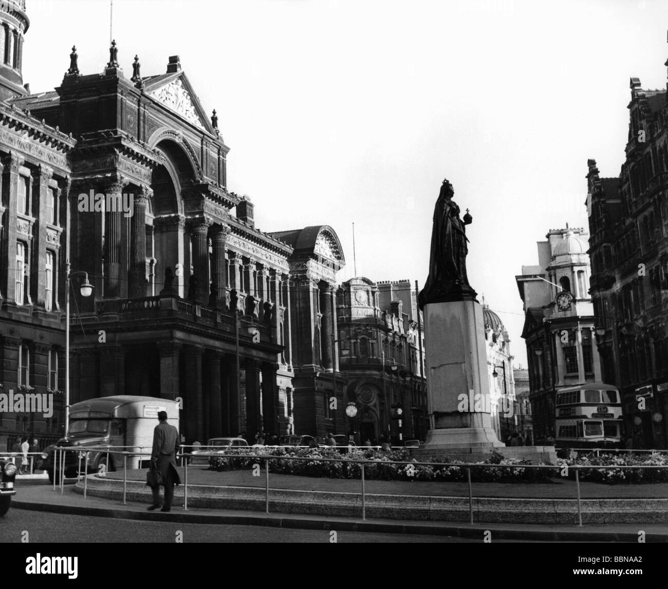 Géographie / voyages, Grande-Bretagne, Angleterre, villes, Birmingham, place, Victoria Square, années 1950, Banque D'Images