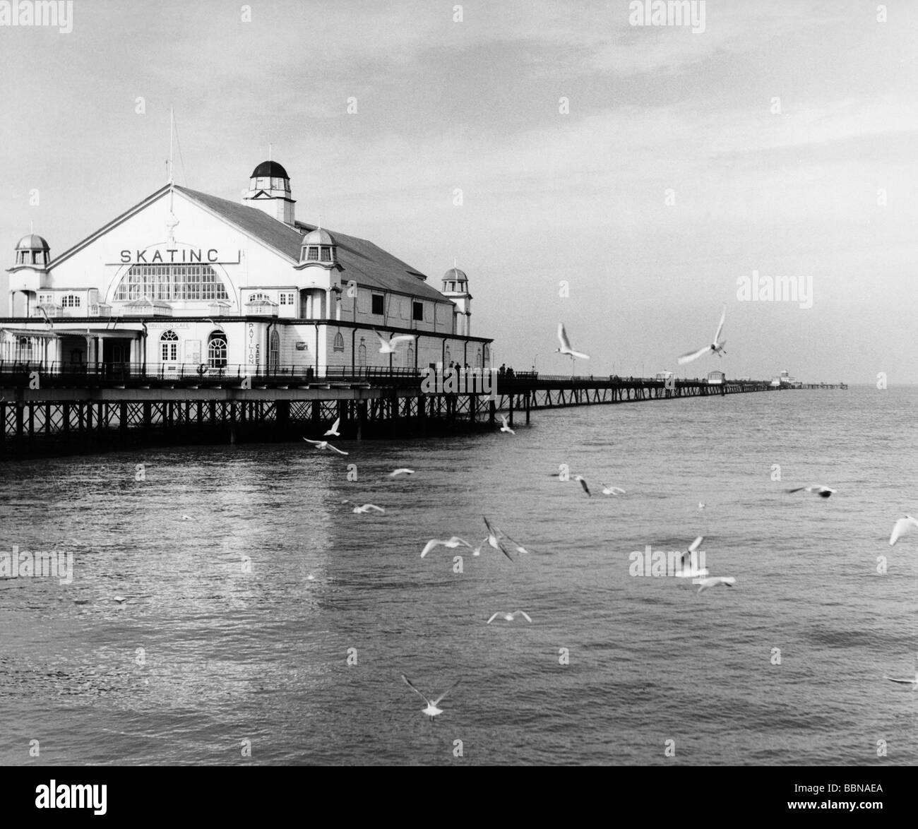 Géographie / voyages, Grande-Bretagne, Angleterre, Herne Bay, bâtiments, jetée, construite: 1830, vue exteirand, années 60, Banque D'Images