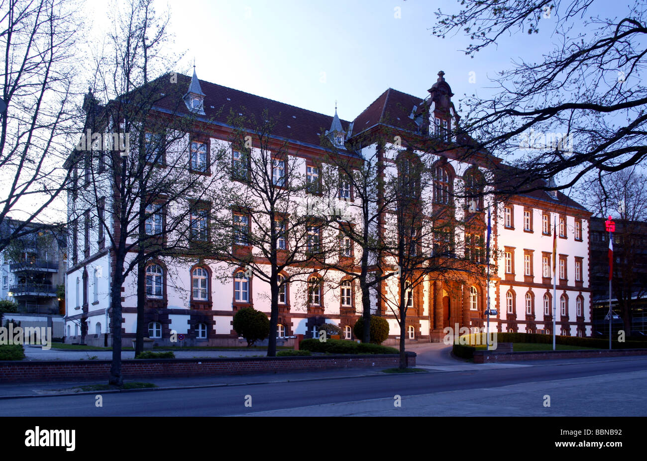 Ministère de la Justice, du travail et de l'Europe de Schleswig-Holstein, Kiel, Schleswig-Holstein, Allemagne, Europe Banque D'Images