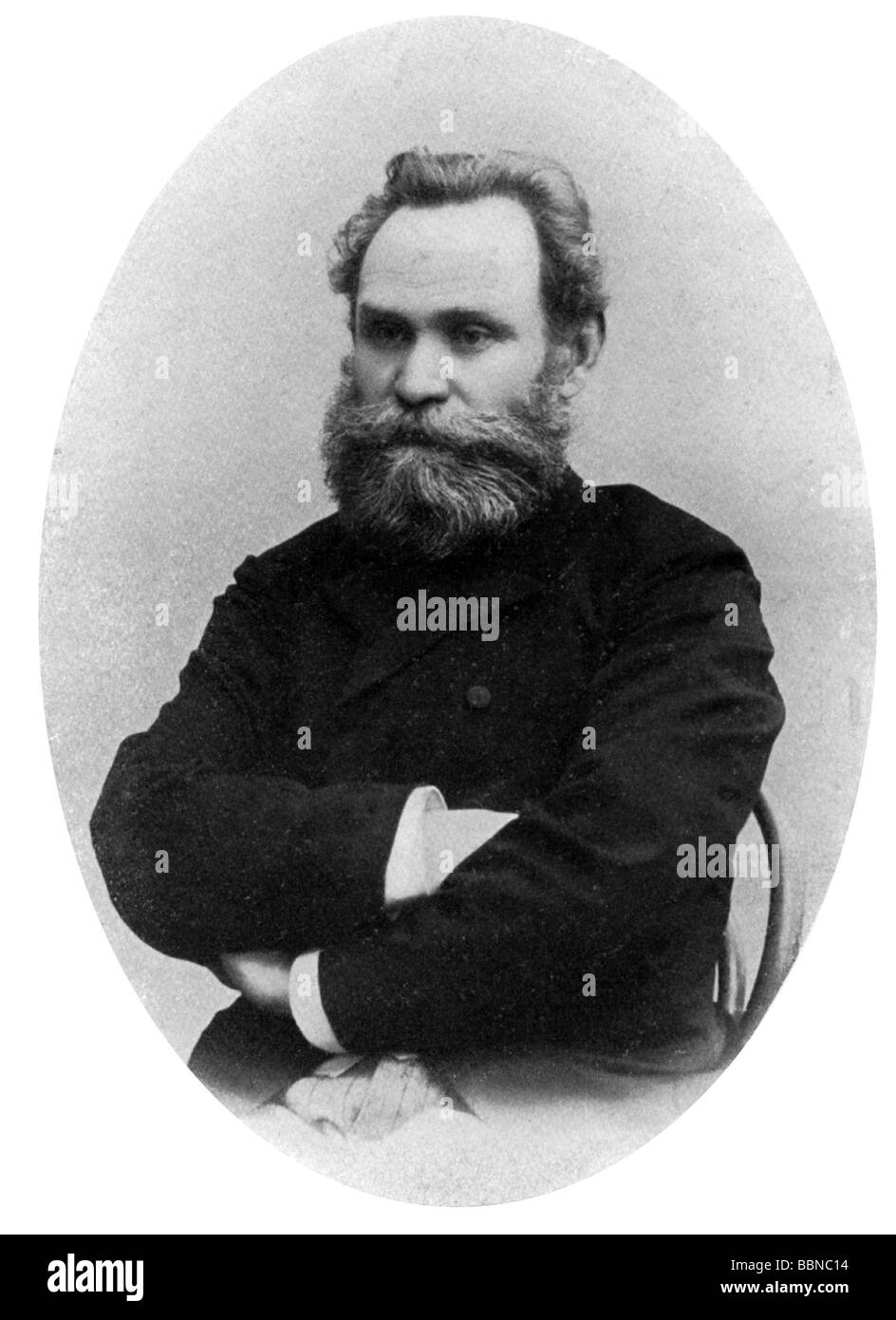 Pavlov, Ivan Petrovich, 14.1.1849 - 27.2.1936, médecin russe (médecin), demi-longueur, Banque D'Images