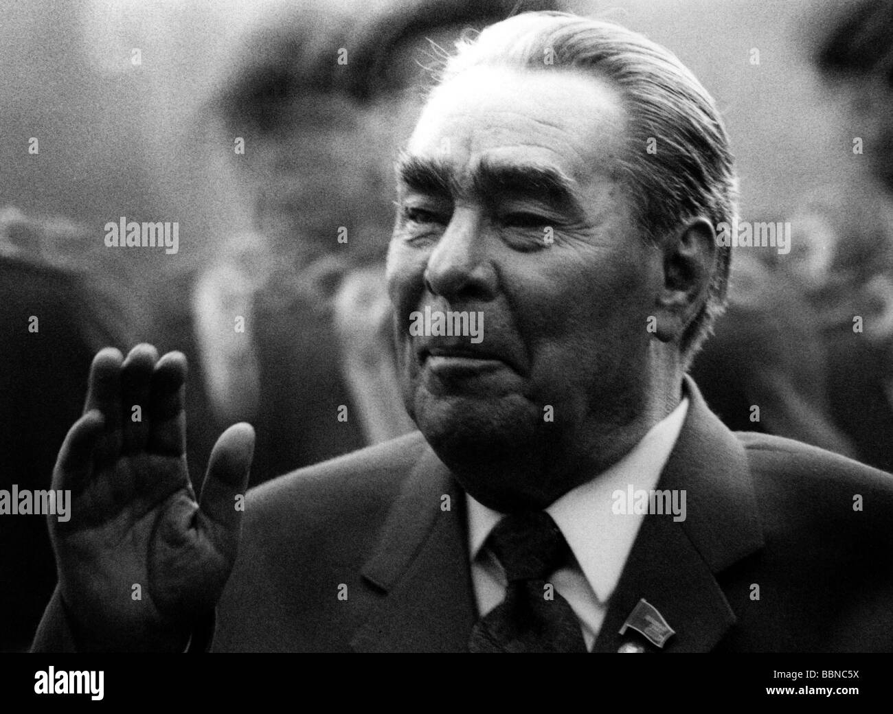 Brejnev, Leonid Illyich, 19.12.1906 - 10.11.1982, politicien russe (UCA), secrétaire général du Parti communiste de l'Union soviétique 14.10.1964 - 10.11.1982, portrait, vers 1980, Banque D'Images