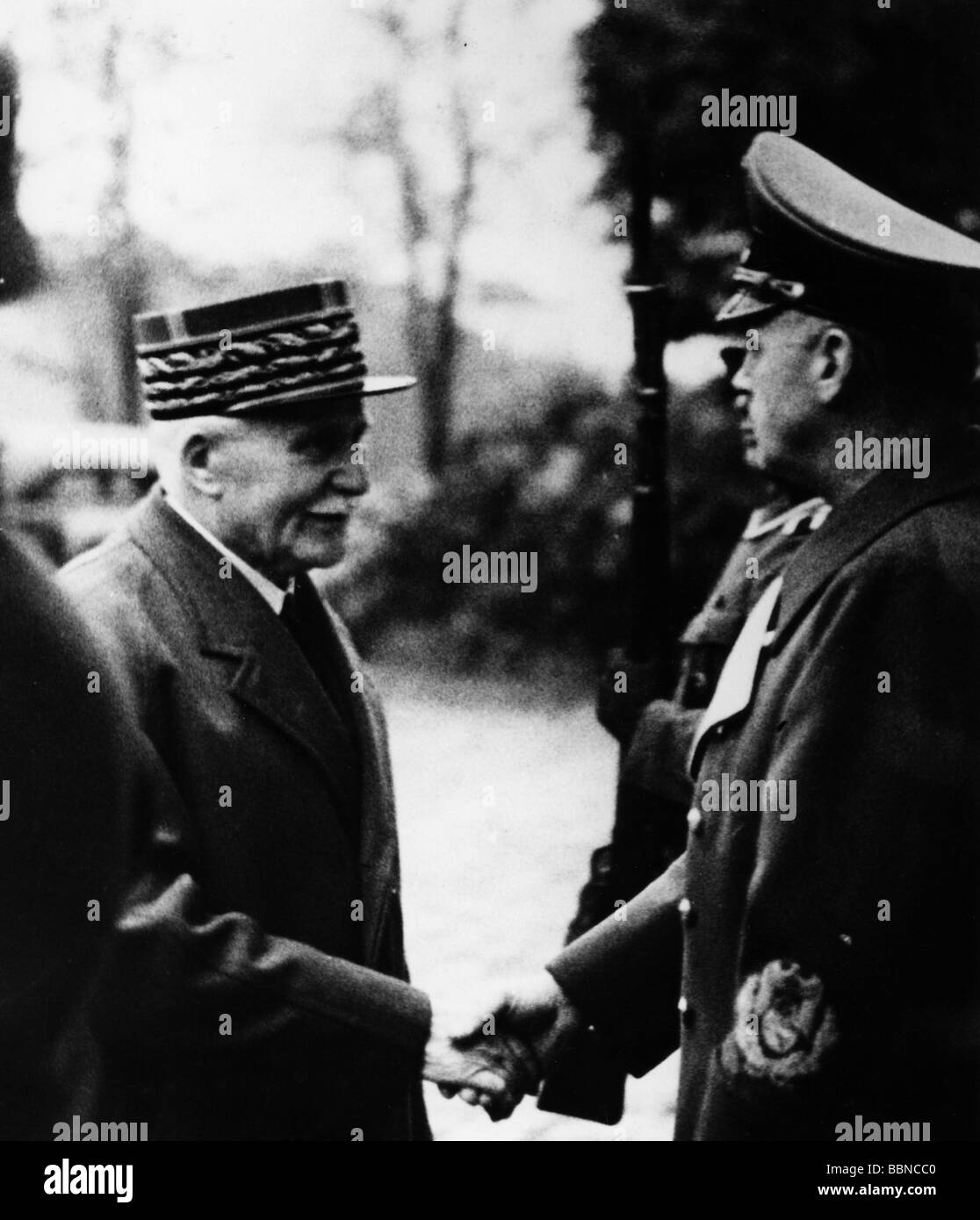 Le marechal petain seconda guerra mondiale Banque de photographies et d