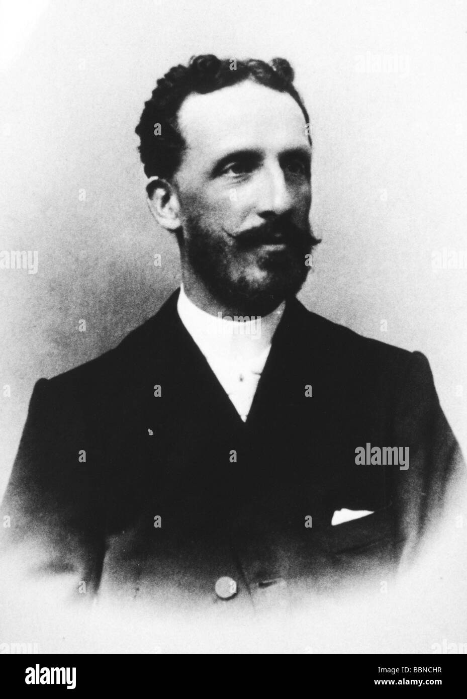 Martel, Edouard Alfred, 1859 - 1939, avocat français, fondateur de la recherche moderne sur les grottes, portrait, Banque D'Images