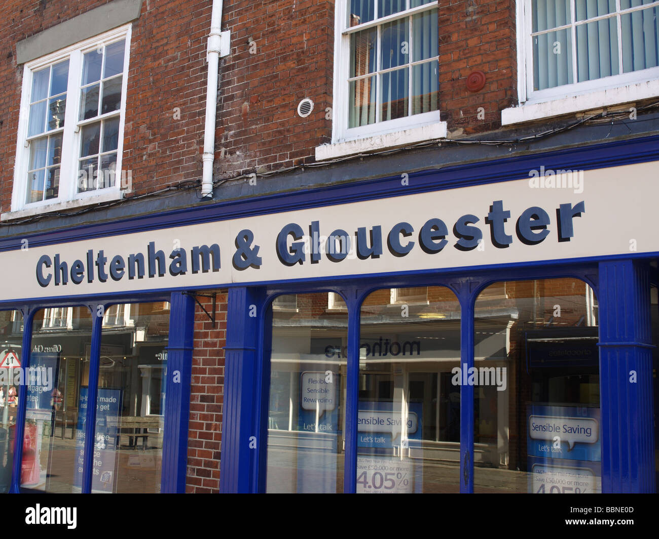 Cheltenham & Gloucester branch, Chichester, West Sussex Banque D'Images