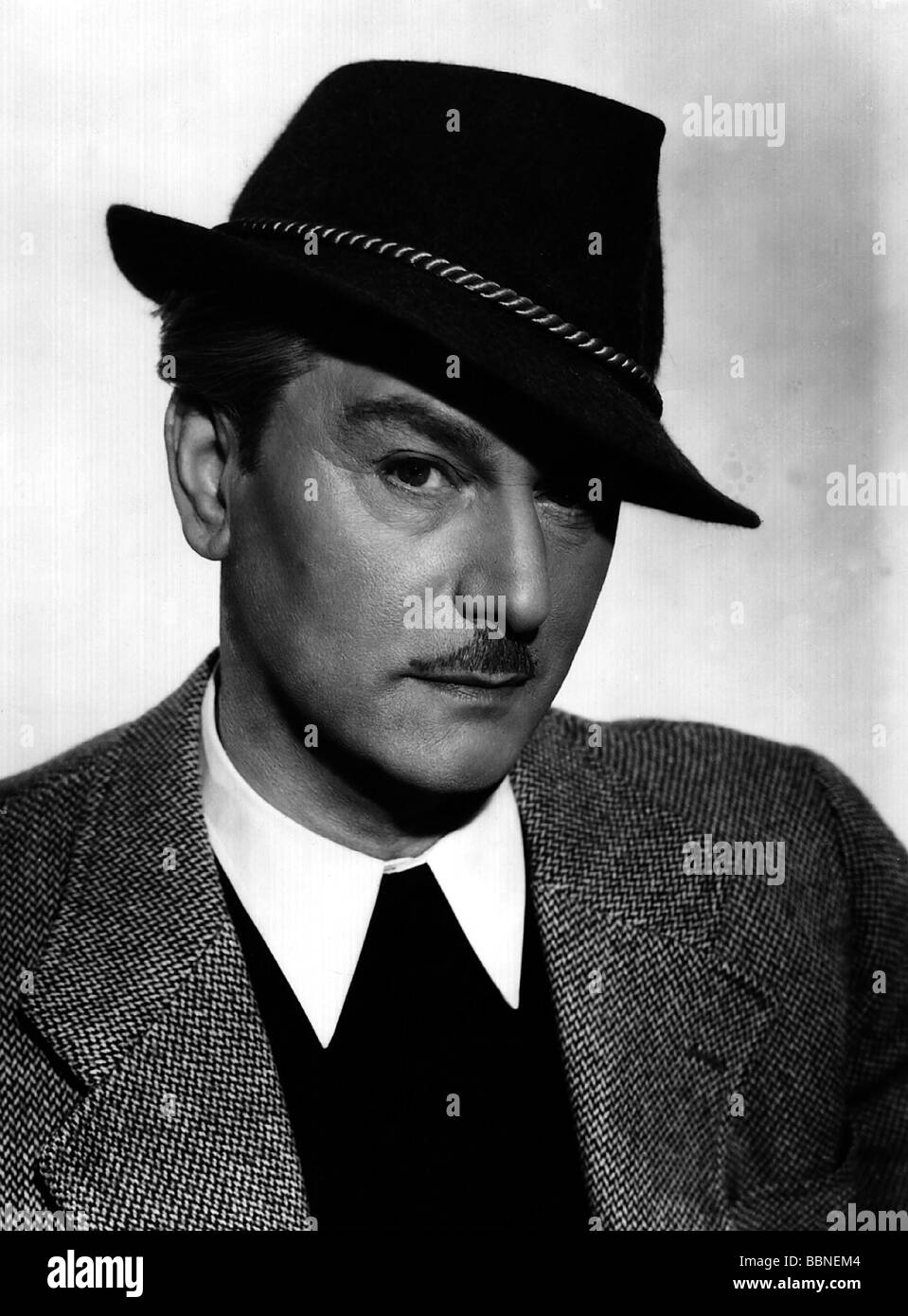 Walbrook, Anton (né Adolf Anton Wohlbrueck), 19.11.1896 - 9.8.1967, acteur australien, portrait, 1955, Banque D'Images