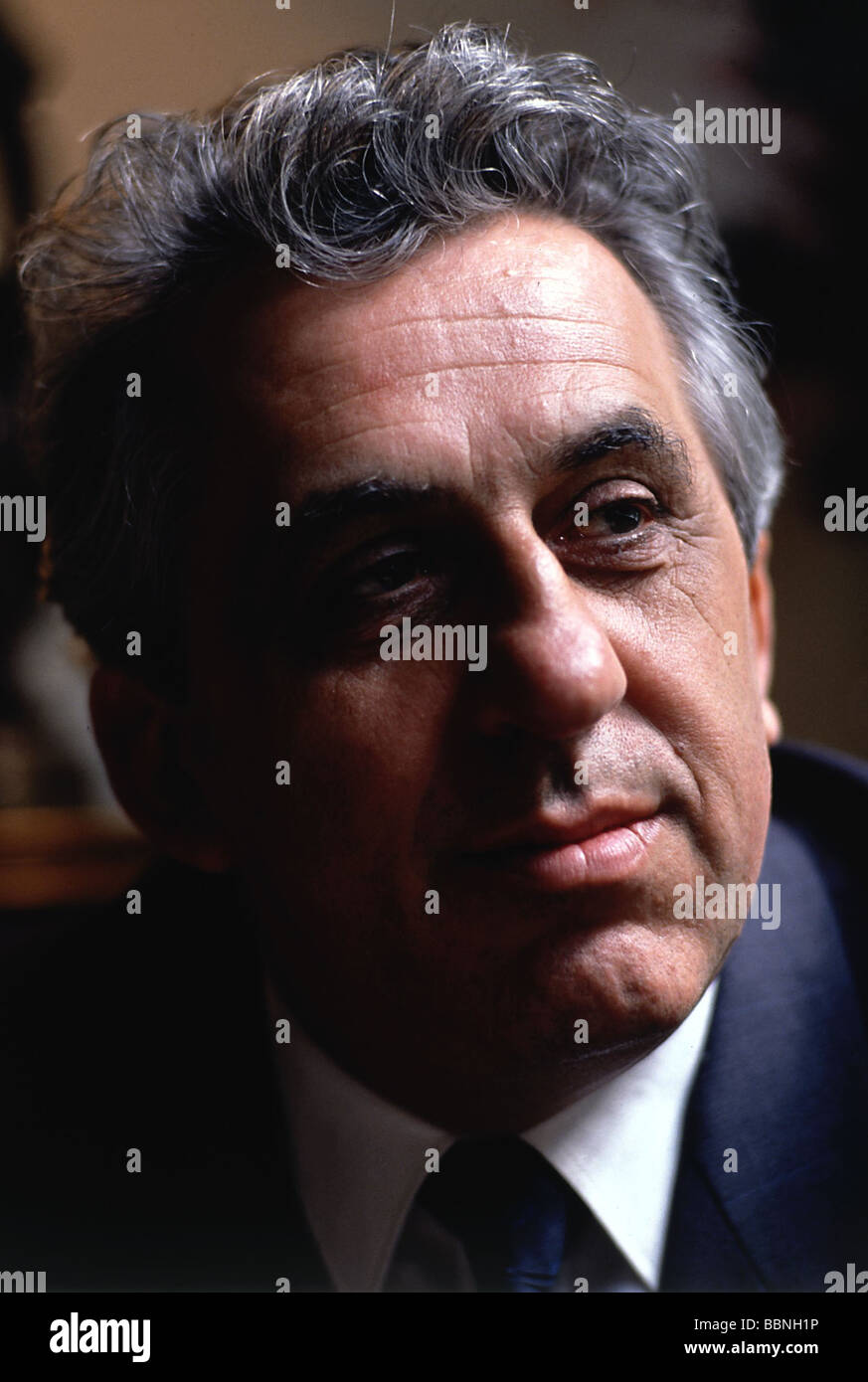 Krenz, Egon, * 19.3.1937, politicien allemand (SED), Conseil de la République démocratique allemande (octobre à décembre 1989), portrait, lors de la présentation de son livre "Wenn Mauern Fallen, Die Friedliche Revolution: Vorgeschichte - Ablauf - Auswirkungen", Verlag Paul Neff, Spoeckmeier's Restaurant, Munich, 9.4.1990 Banque D'Images