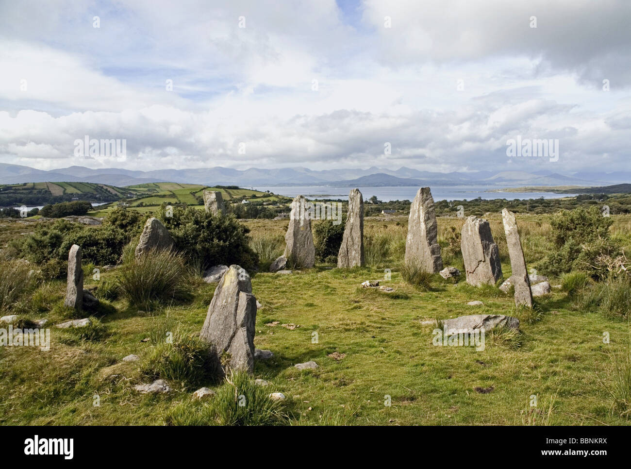 Géographie / billet, l'Irlande, l'Ardgroom, Stone Circle, Additional-Rights Clearance-Info-Not-Available- Banque D'Images