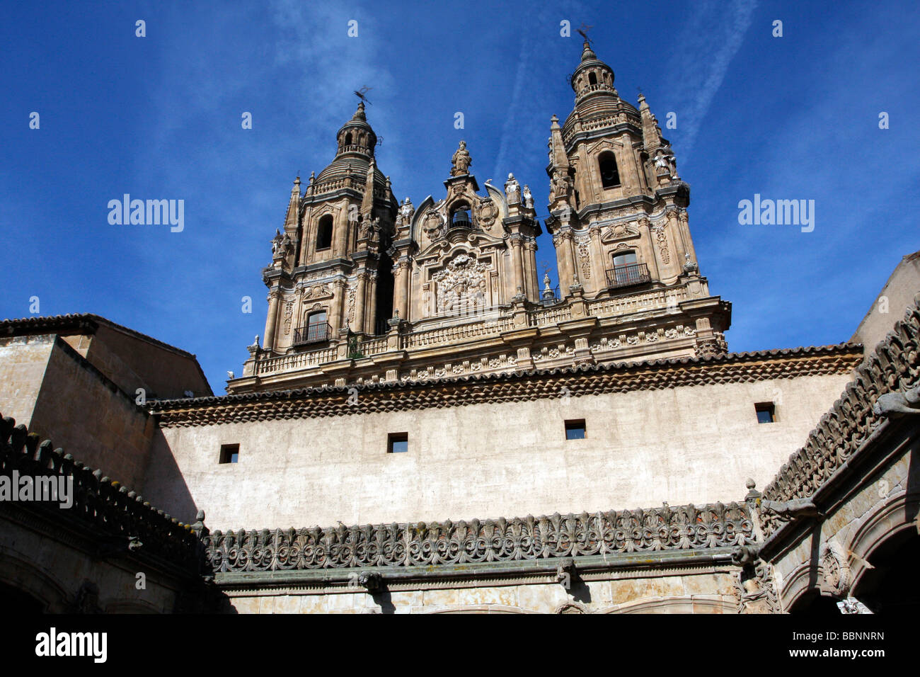 Collège des jésuites et l'église Clerecia Salamanca espagne Castilla y Leon comme site du patrimoine mondial classé par l'UNESCO Banque D'Images