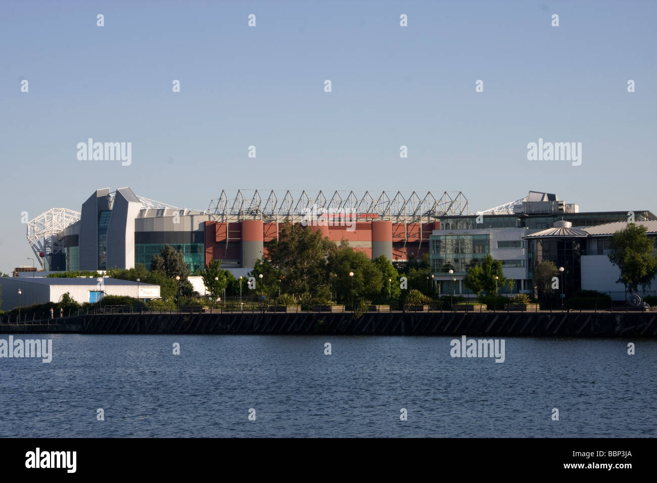 Terrain de football Manchester United Banque D'Images