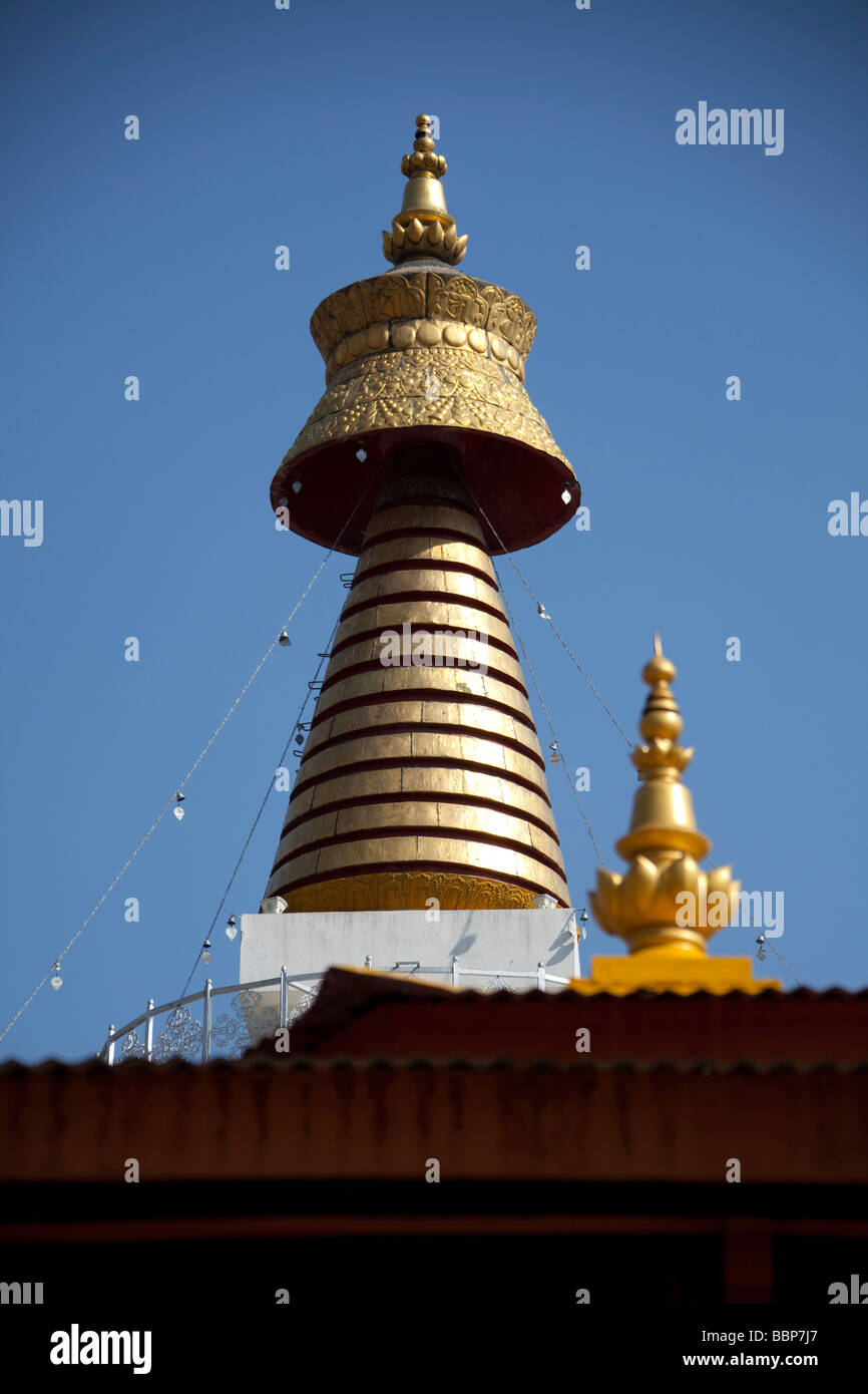 Memorial Chorten temple Tashi Chho Dzong du Bhoutan Thimphu journée ensoleillée,destination voyage 90912 Bhutan-Thimphu Banque D'Images