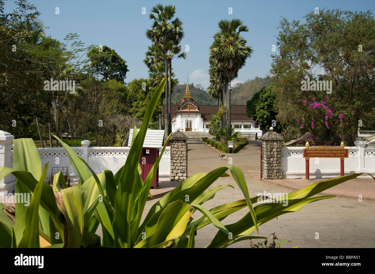 L'ancien Palais Royal de la famille royale de Luang Prabang Banque D'Images