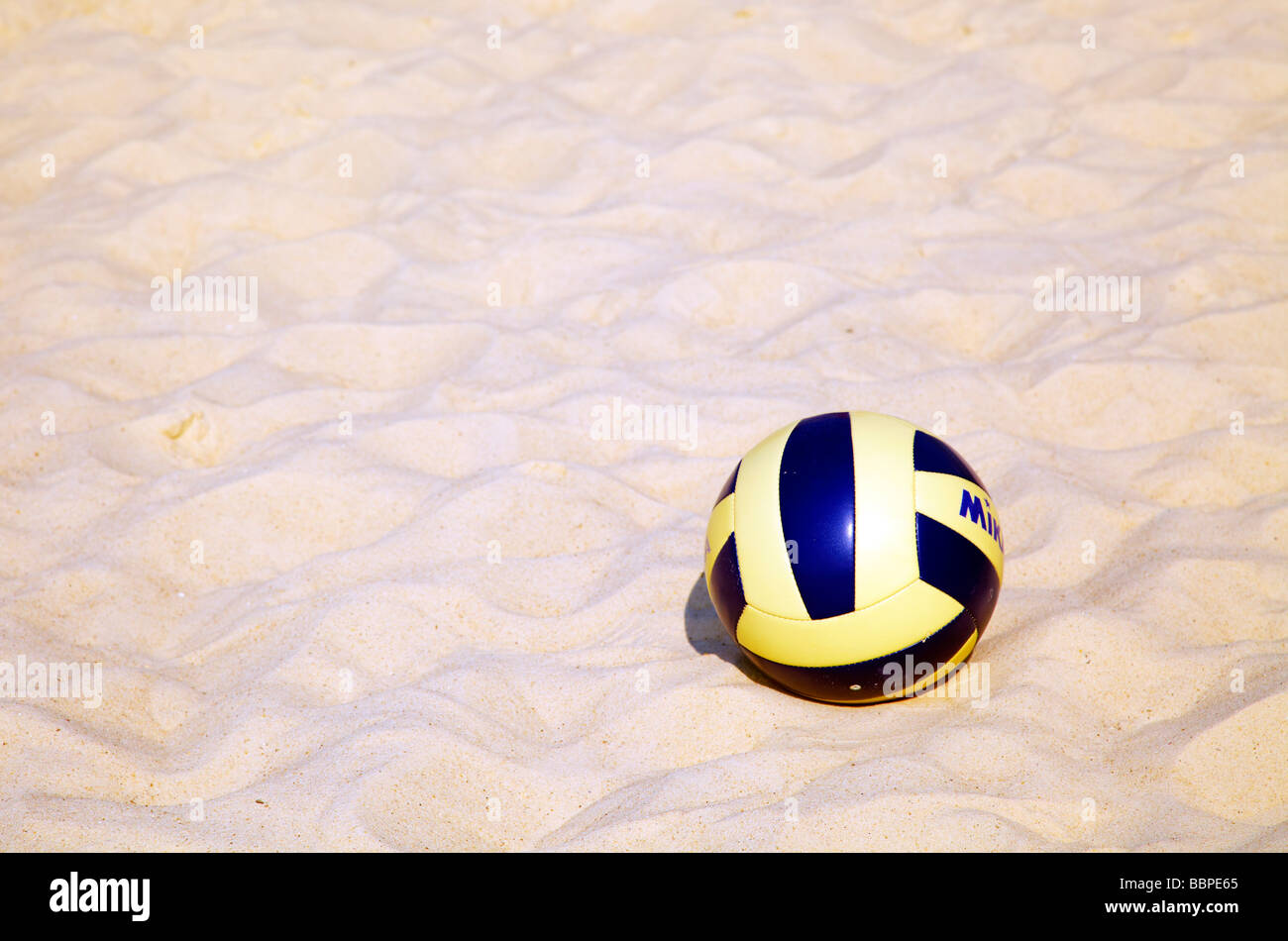 Beach-volley sur le sable, Brighton Banque D'Images