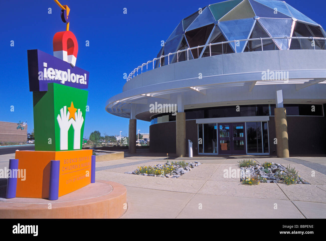 Centre des sciences de l'Explora et Childrens Museum Albuquerque au Nouveau Mexique Banque D'Images