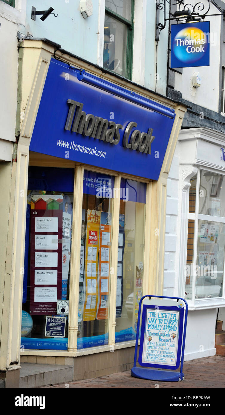 Thomas Cook Travel shop Banque D'Images