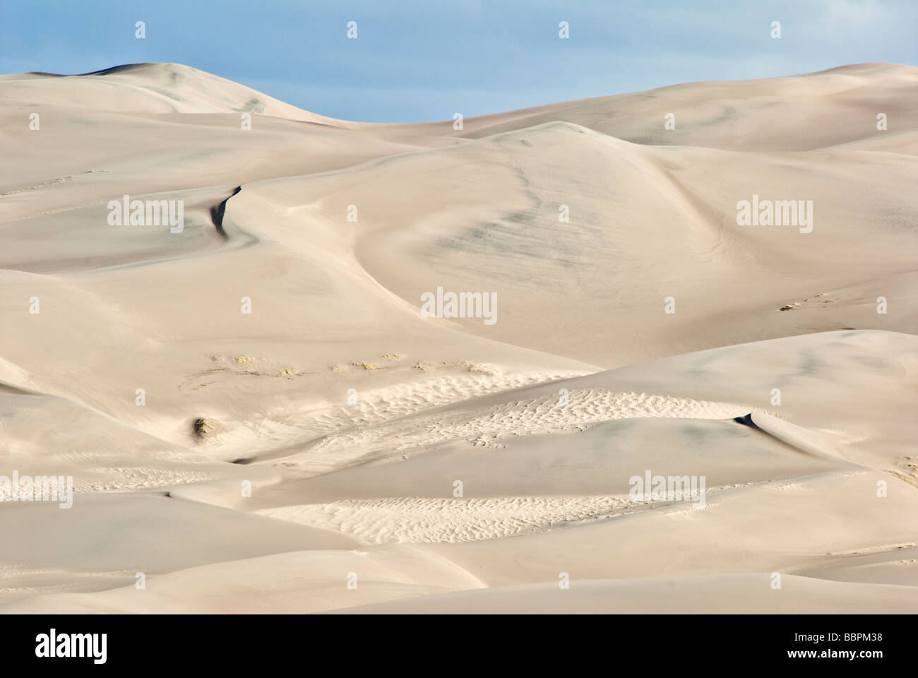 Californie San Luis Valley Great Sand Dunes National Park Sauvegarder Banque D'Images