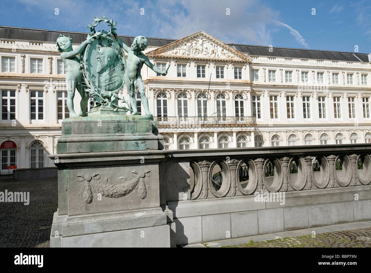 Le PALAIS DE CHARLES DE LORRAINE, Bibliothèque royale de Belgique,  Bruxelles, Belgique Photo Stock - Alamy