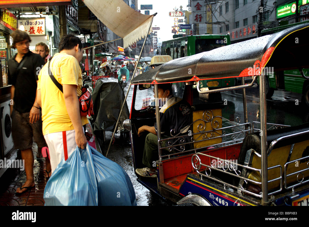 Yaowarat Road, Bangkok , Thaïlande , Chinatown Banque D'Images