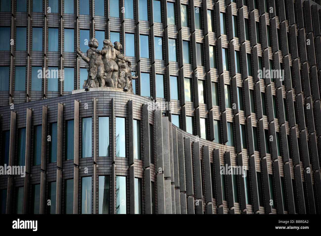 L'architecture moderne de Berlin Allemagne Banque D'Images