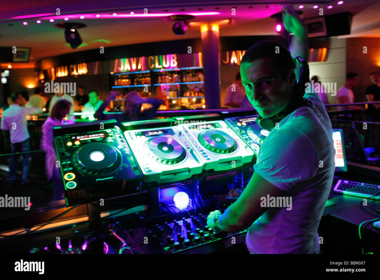 Le CLUB DE NUIT 'JAVA CLUB', GENÈVE, SUISSE Photo Stock - Alamy