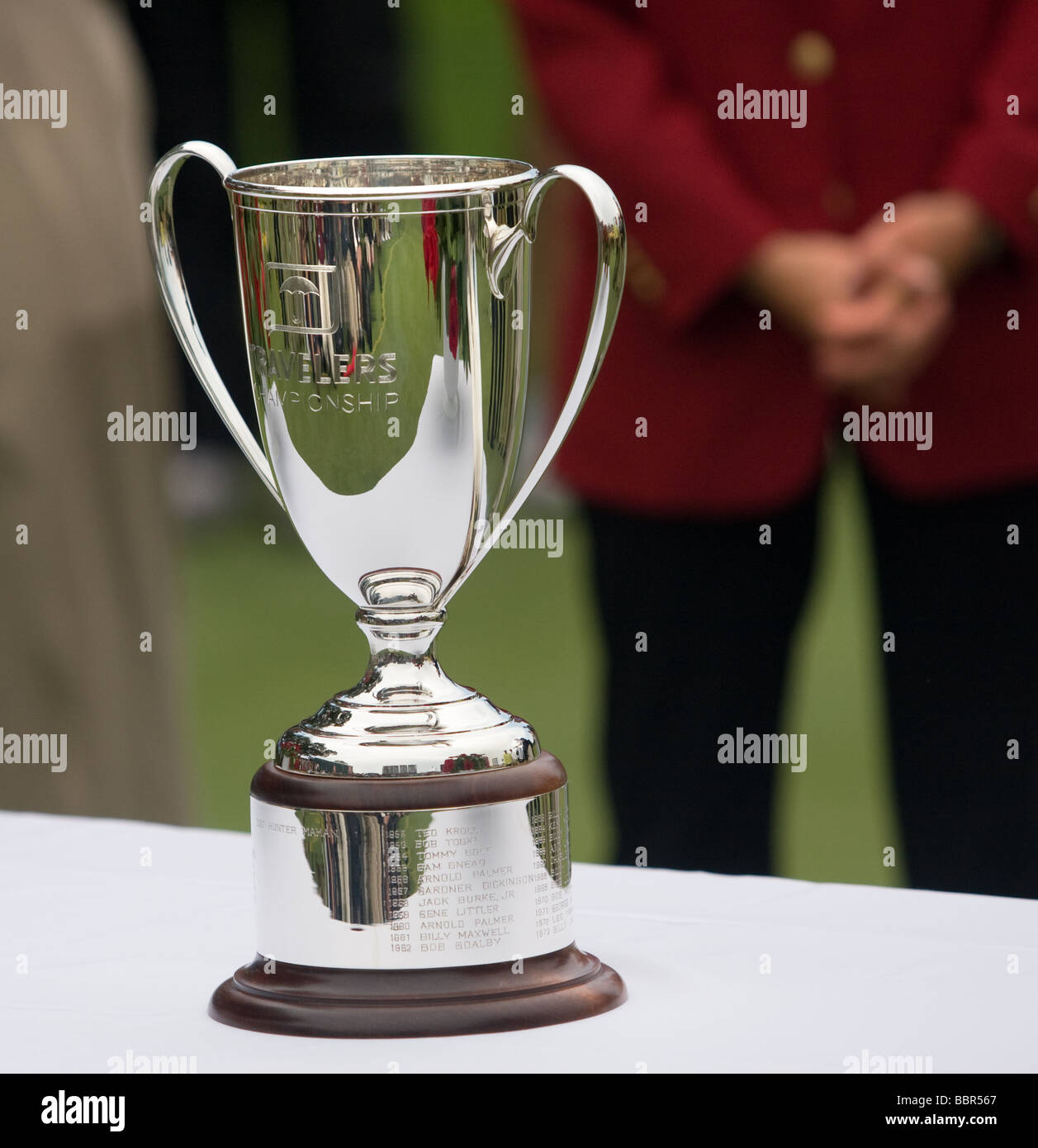 Un tournoi de golf PGA winner's cup lors de l'Affaires Championship, Cromwell CT USA 2009 Banque D'Images