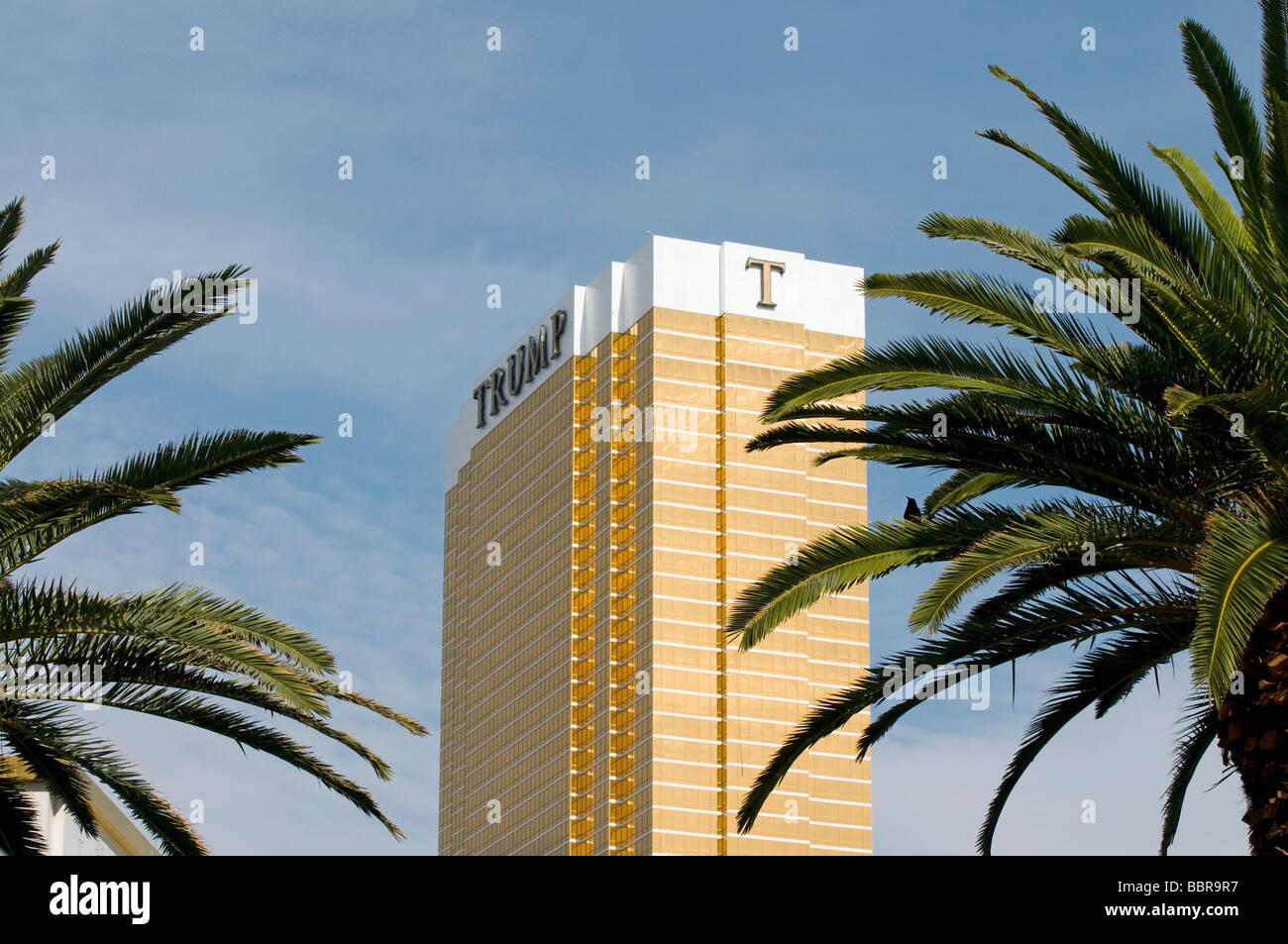 Trump Tower et Casino sur le Strip à Las Vegas au Nevada Banque D'Images