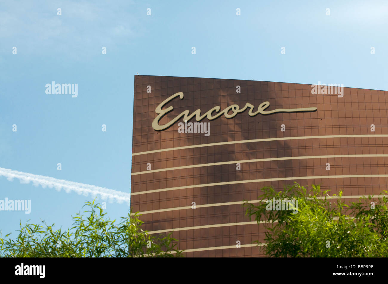 Steve Wynn and Encore Wynns Hotel and Casino l'un des plus récents hôtels de la Strip de Las Vegas Banque D'Images