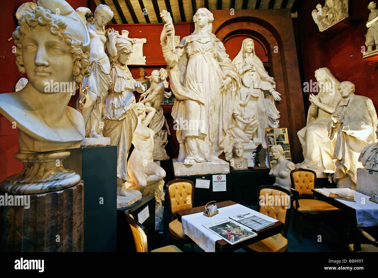 ATELIER Canova Tadolini, CAFÉ RESTAURANT-musée, ROME Banque D'Images