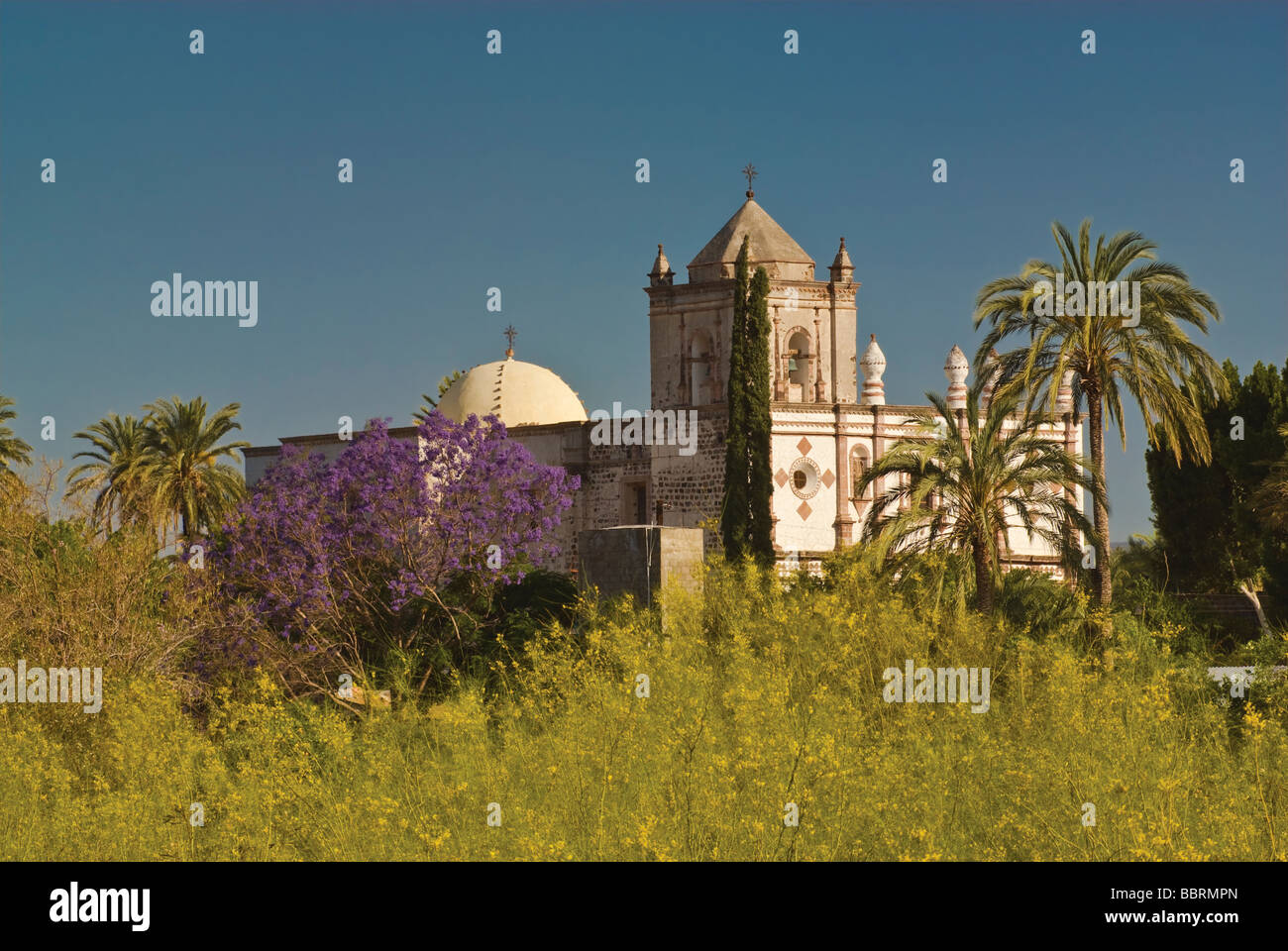 Mision San Ignacio en Baja California Sur le Mexique Banque D'Images