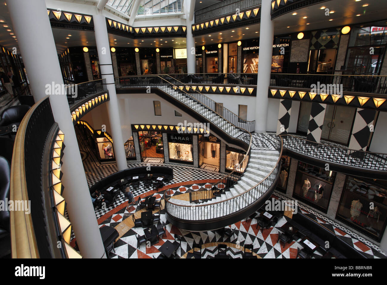 Allemagne Berlin Quartier 206 shopping complex Banque D'Images