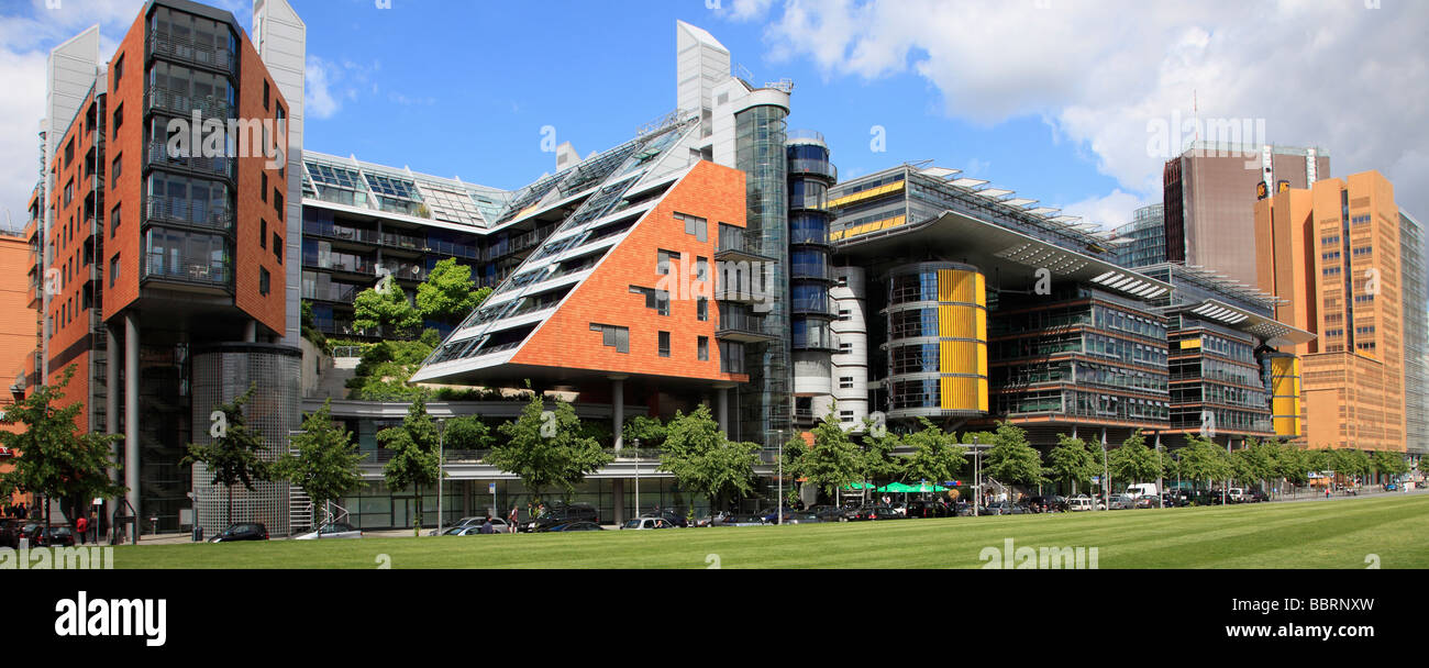 Allemagne Berlin Potsdamer Platz nouveau développement urbain architecture moderne Banque D'Images