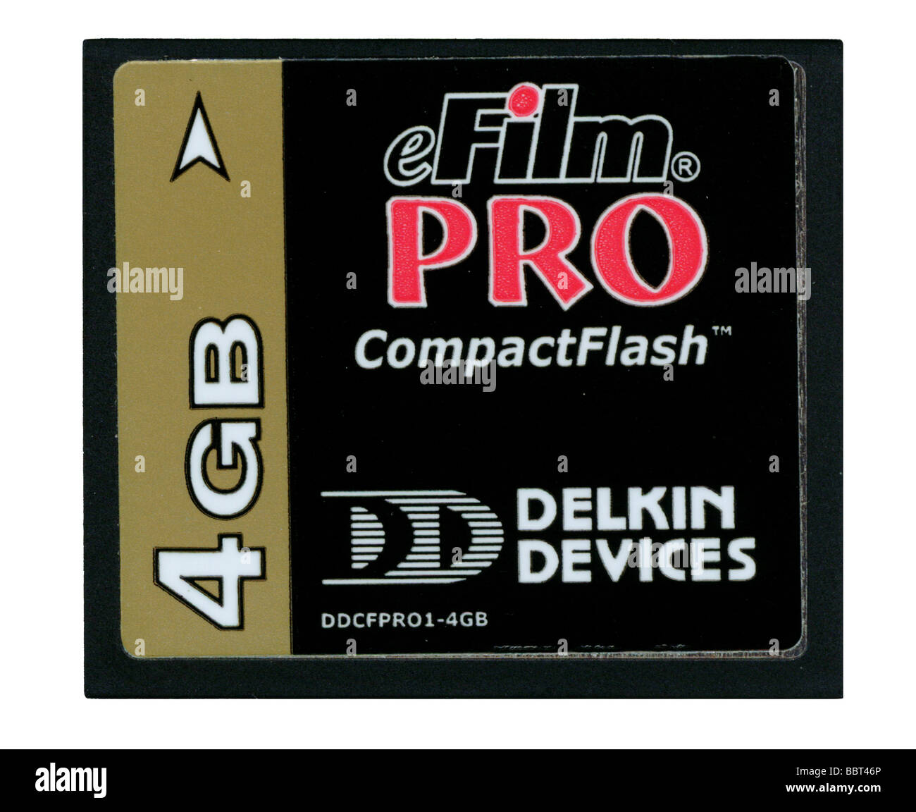 Efilm pro carte mémoire compact flash 4 Go périphériques delkin par Banque D'Images