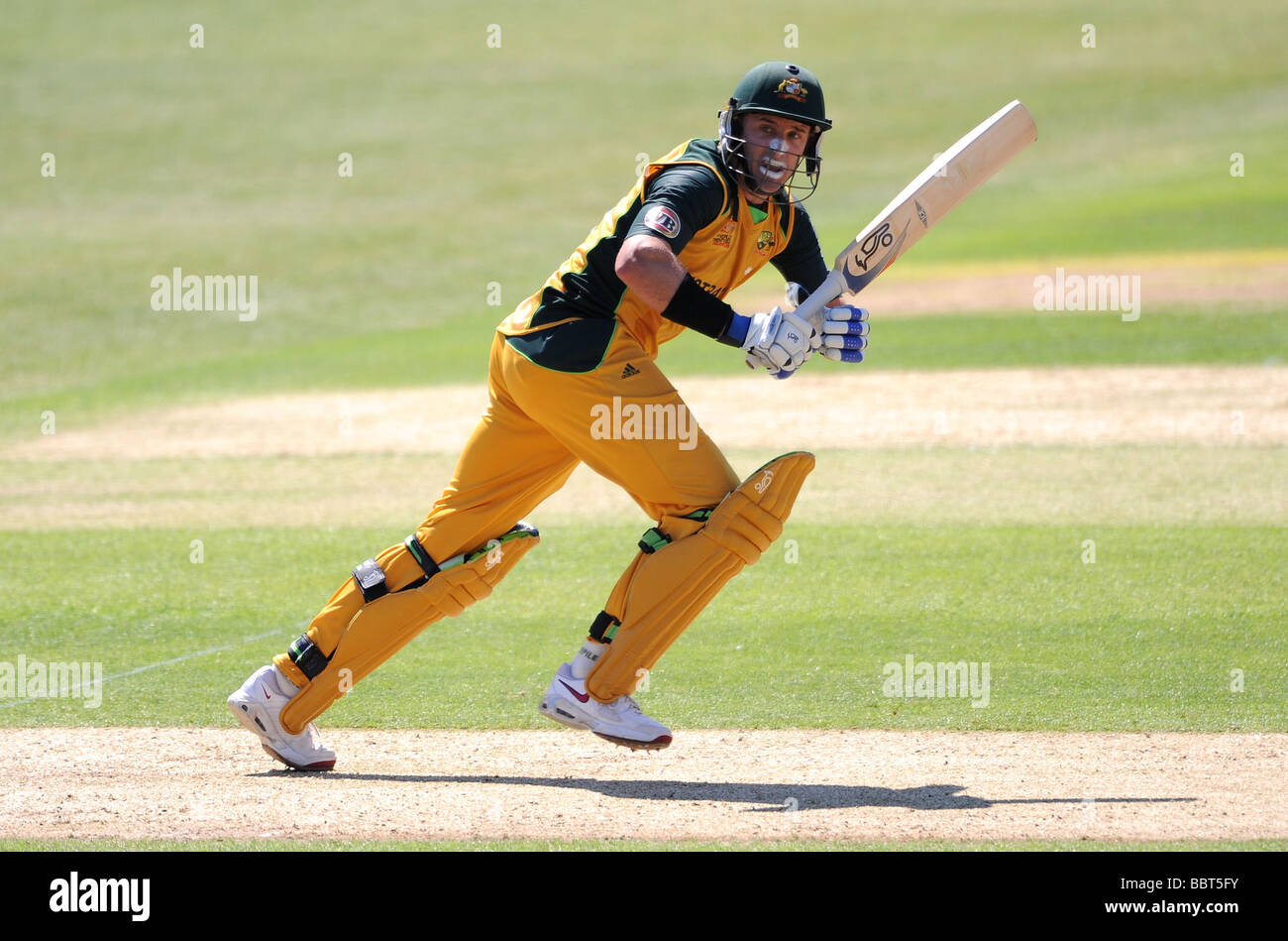 MIKE HUSSEY AUSTRALIE BANGLADESH V NOTTINGHAM TRENT BRIDGE ANGLETERRE 01 Juin 2009 Banque D'Images