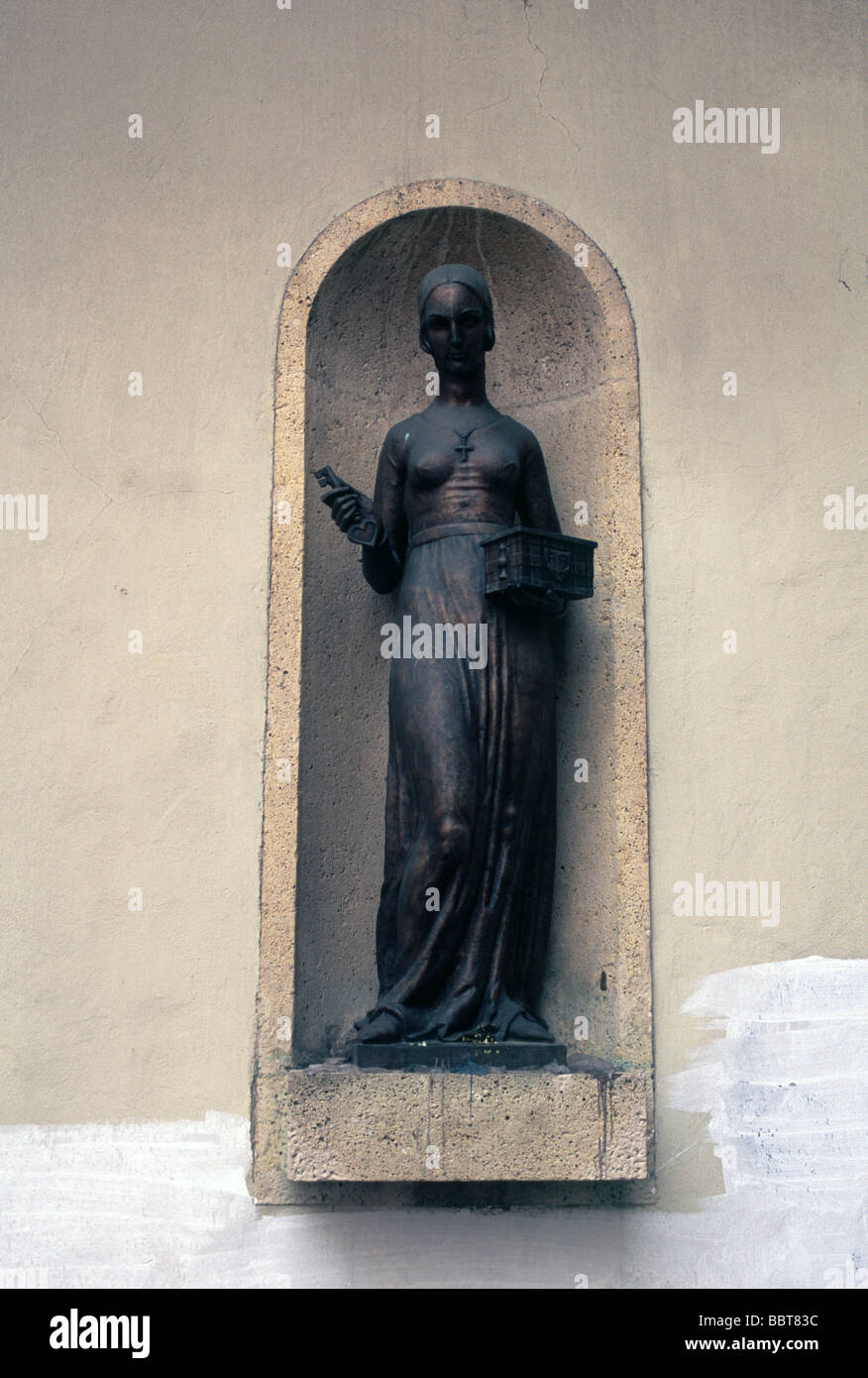 Holly mère staute, Stone Gate, Zagreb, Croatie Banque D'Images