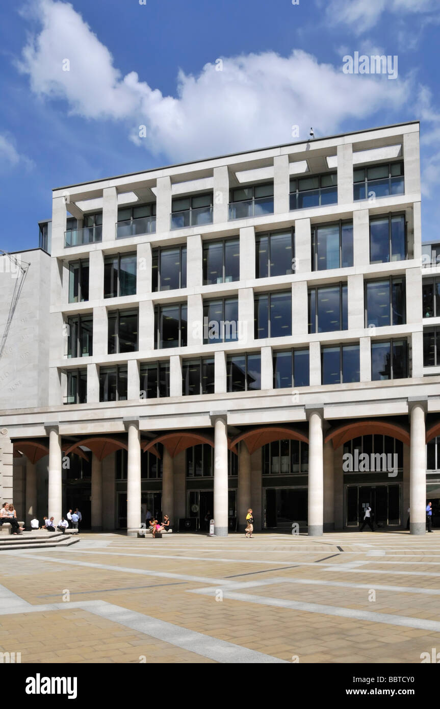 London Stock Exchange building à Paternoster Square Banque D'Images