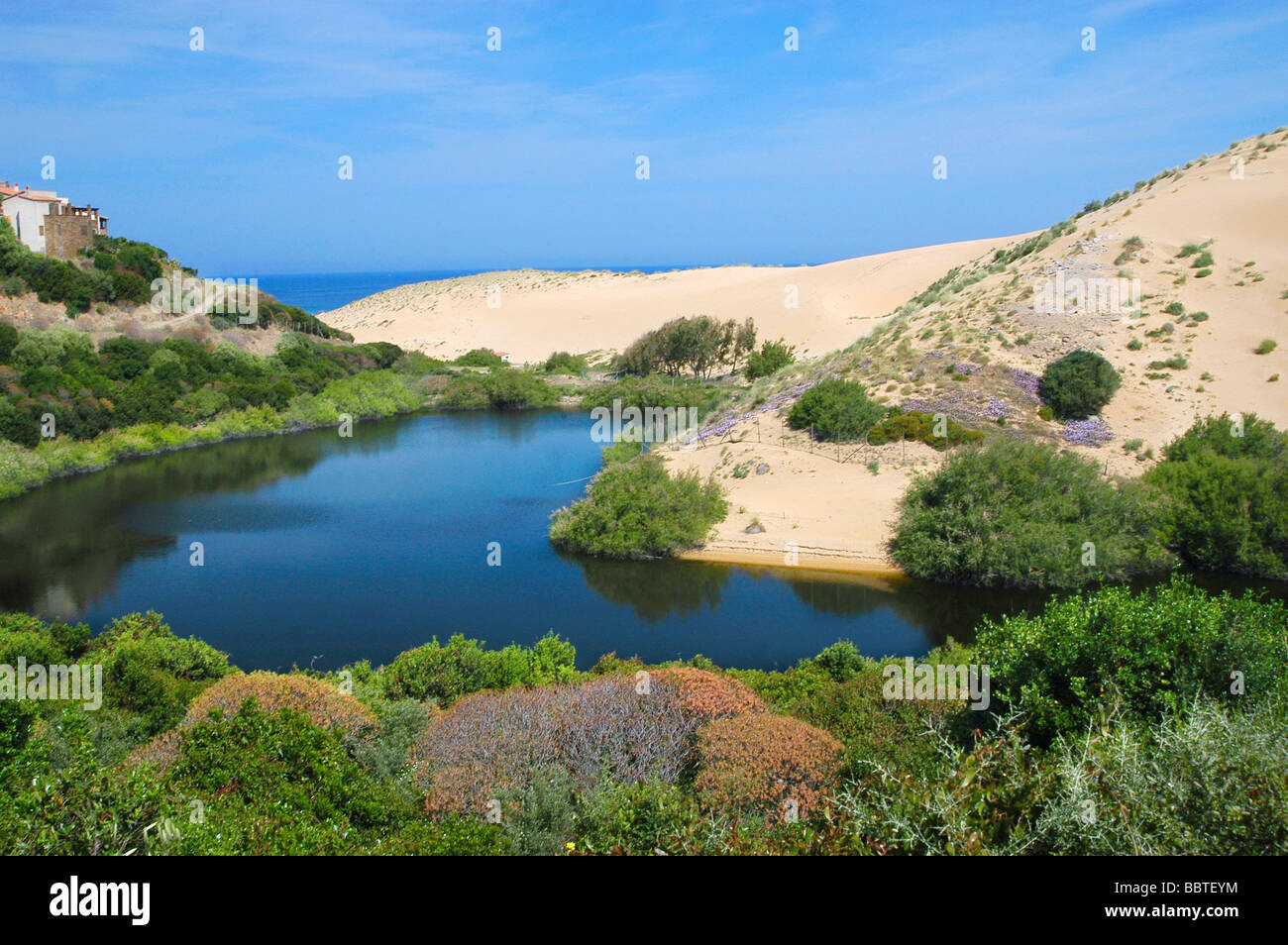 Torre dei Corsari, Arbus, Sardaigne, Italie Banque D'Images