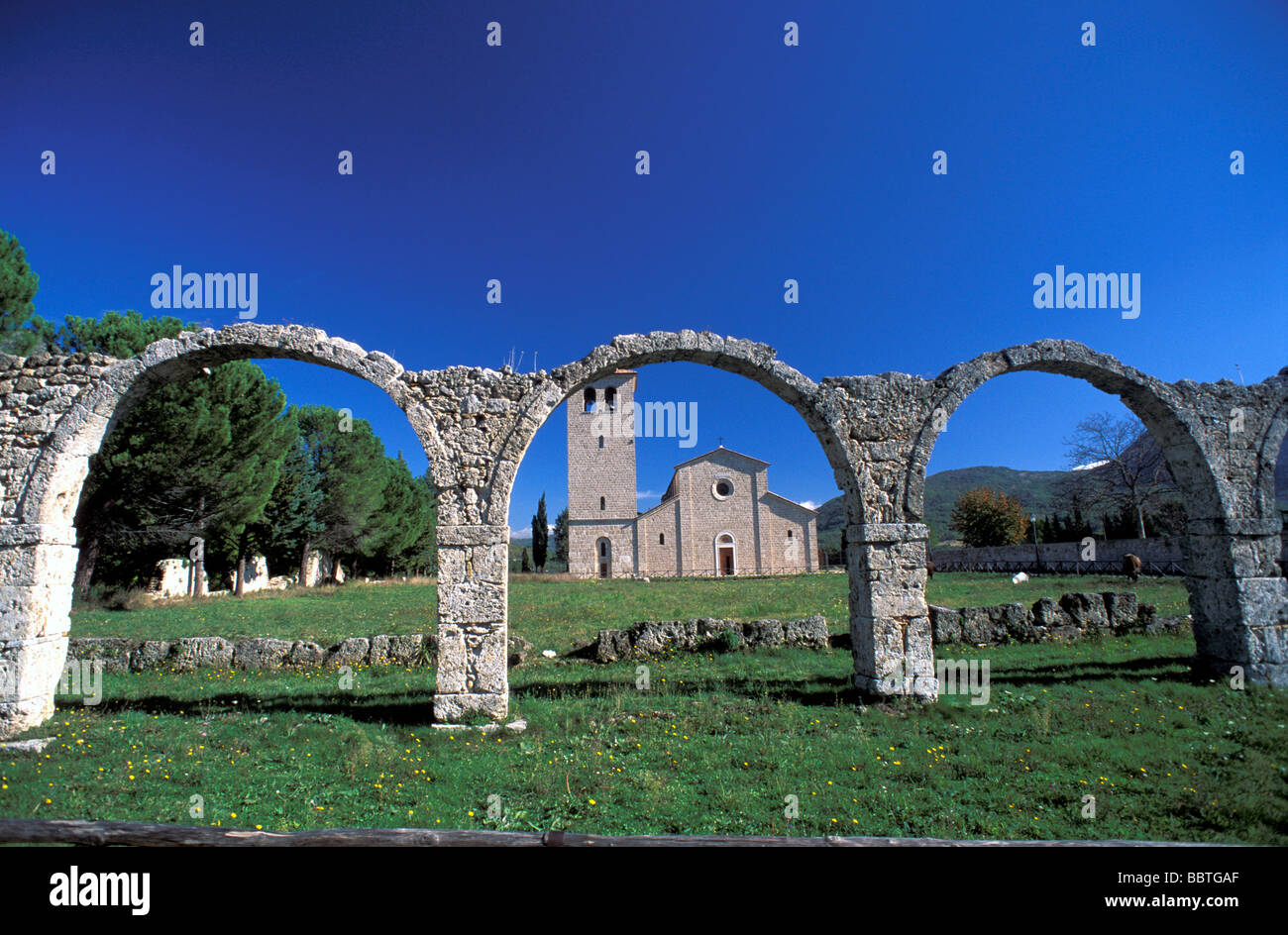 Abbaye de San Vincenzo, Campobasso, Molise, Italie Banque D'Images