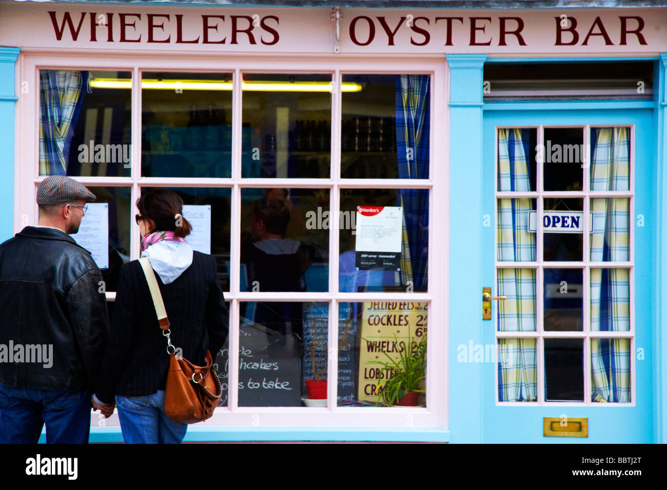 Oyster Oyster bar, boutique, Whitstable, Kent Banque D'Images