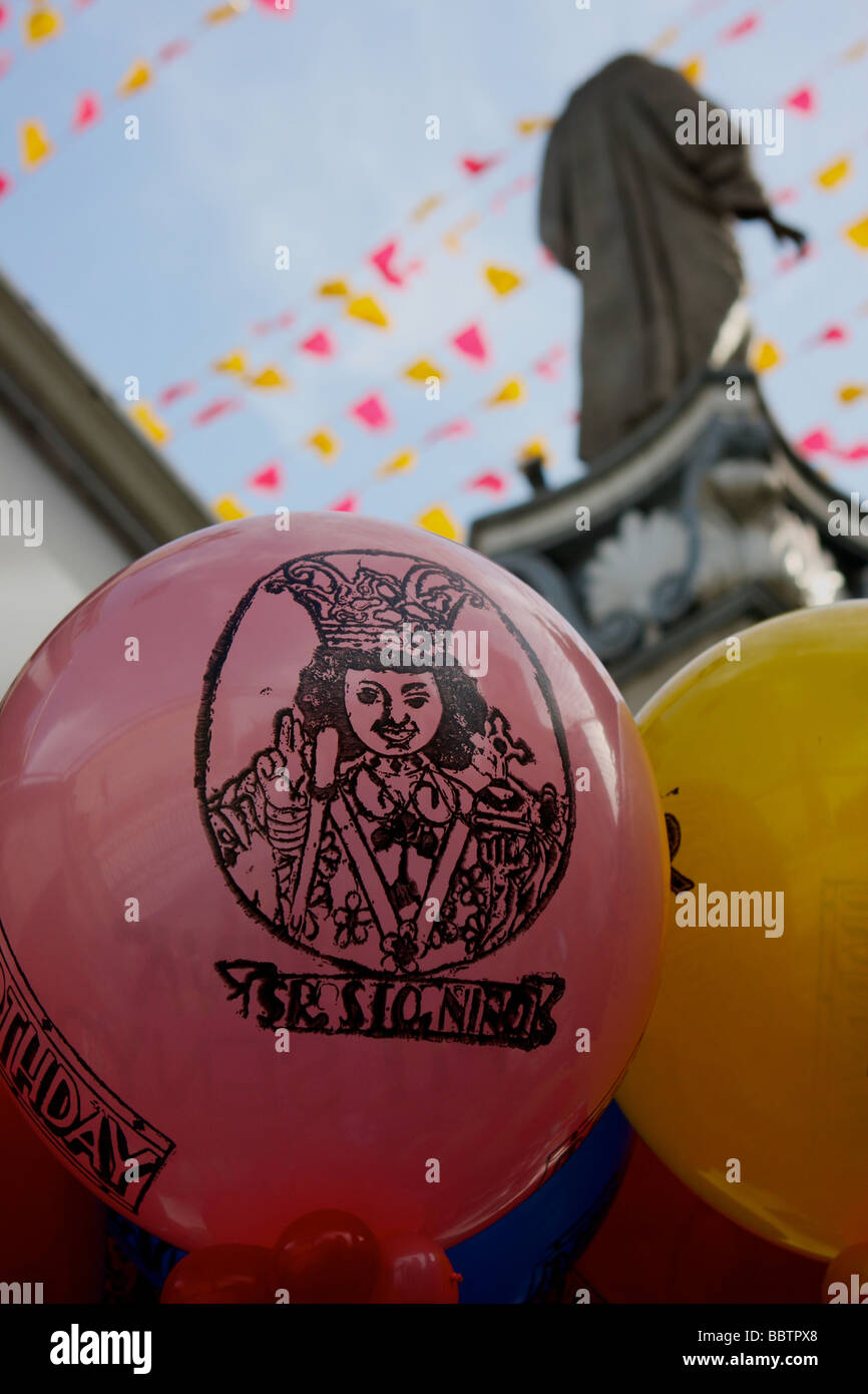 Santo Niño de Cebu sur un ballon Banque D'Images