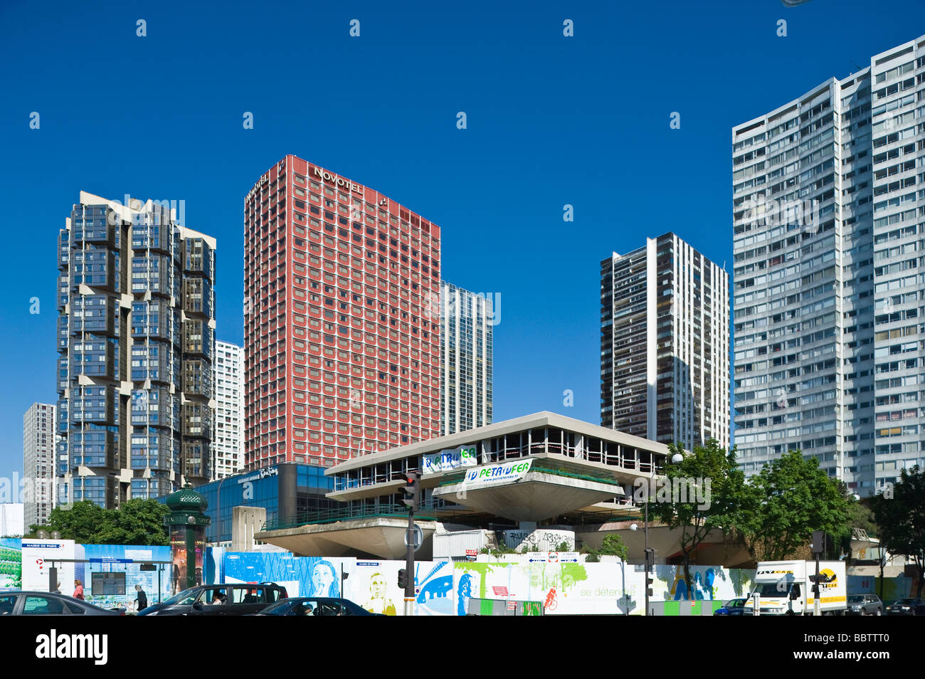 Front de Seine Paris Banque D'Images