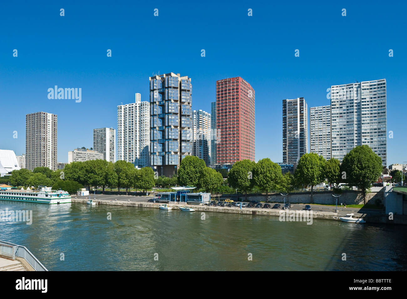 Front de Seine Paris Banque D'Images