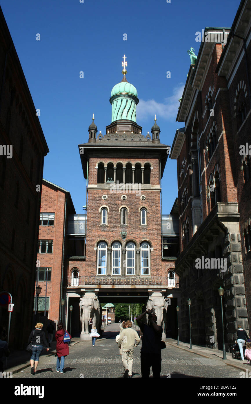 Brasserie Carlsberg - le Danemark, l'usine de bière Banque D'Images